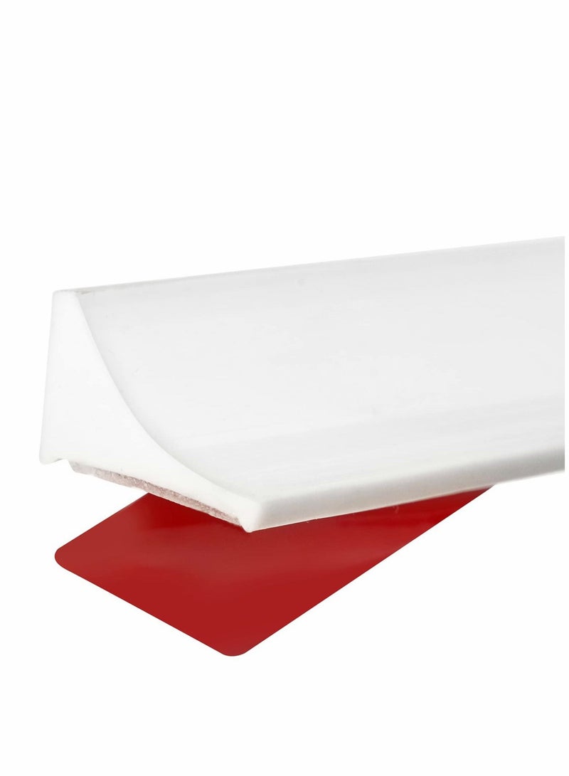 كابتن تيك Collapsible Shower Water Dam, Threshold Stopper Barrier, and Retention System and Keeps Inside Threshold Dry Wet Separation Suitable for Bathroom Kitchen (78Inch) - Image 1