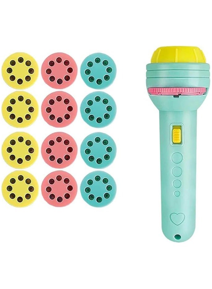 Generic Story Projector Flashlight for Kids – Educational Toy with 3 Slide Discs & 24 Images – Handheld Image Projector for Toddlers Ages 3+ – Bedtime Fun with Lights & Imagination - Image 1