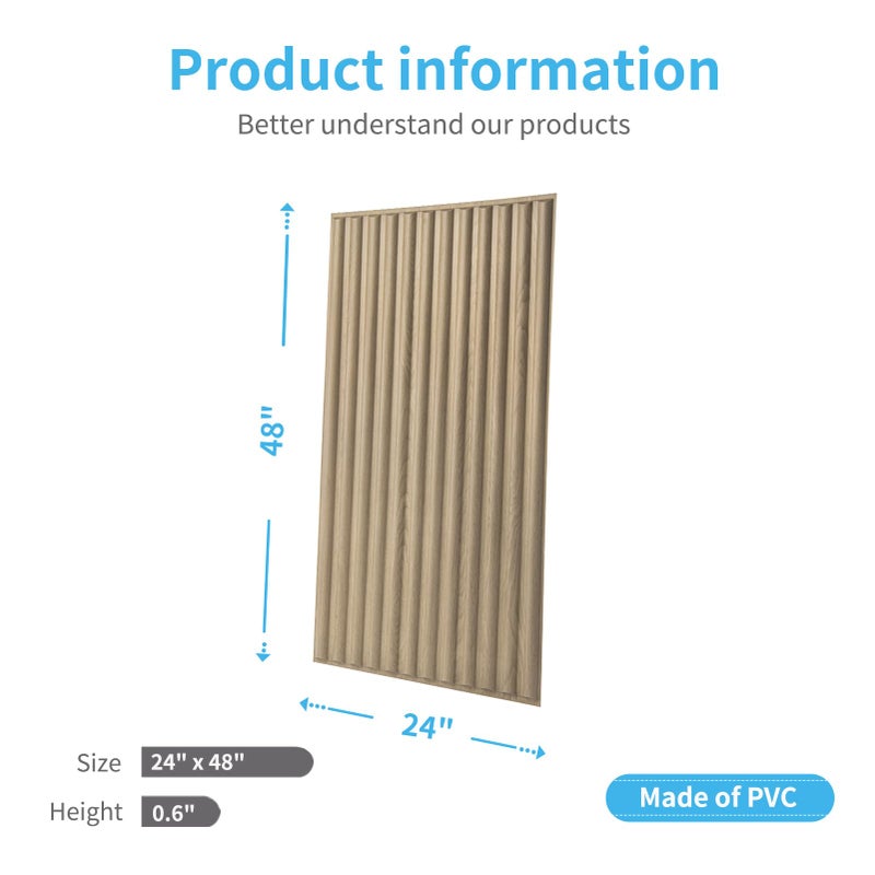 Art3d 2x4 ft Drop Ceiling Tiles in Walnut, 12-Sheet Semi-Cylinder Design 3D Wall Panels for Interior Wall Decor 24x48 inch - Image 3