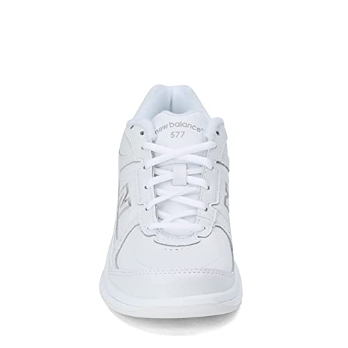 New Balance Women's 577 V1 Lace-up Shoe, White, 7 Narrow - Image 4