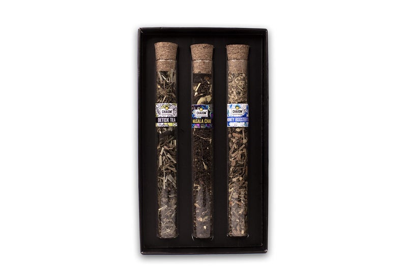 CHAIOM Heaven 3 Exotic Darjeeling Detox Tea Masala Tea Immunity Booster Tea Packed in Cork Tea Tube Gift of Health - Image 3