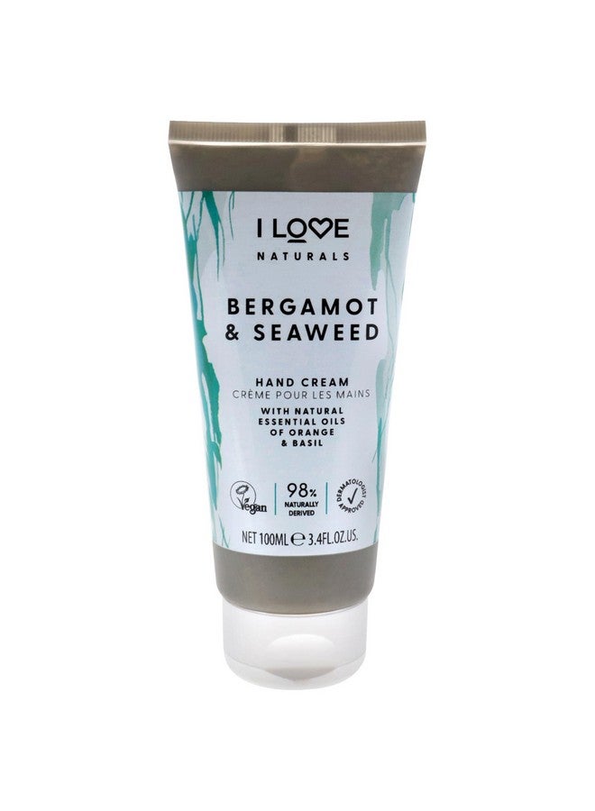 آي لاف لوشن لليدين بالبرغموت والأعشاب البحرية من ناتشورالز، لوشن لليدين للبشرة الجافة، لوشن مرطب بزبدة الشيا وزيت جوز الهند، 3.38 أونصة - Image 1