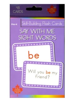 Say with Me Sight Words Skill-Building Flash Cards (Canadian Curriculum Press) 