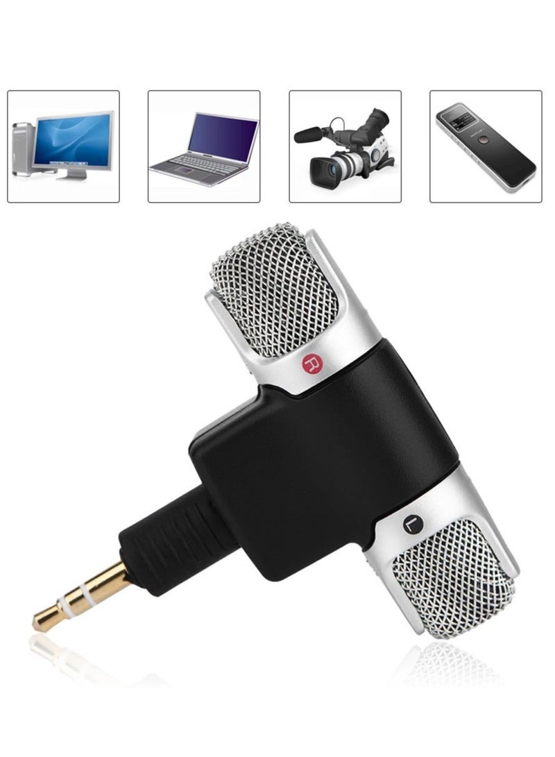 SYOSI Mini Stereo Condenser Microphone, Omnidirectional Microphone with 3.5mm Gold-plating Plug Jack for PC Laptop MD Camera - Image 5