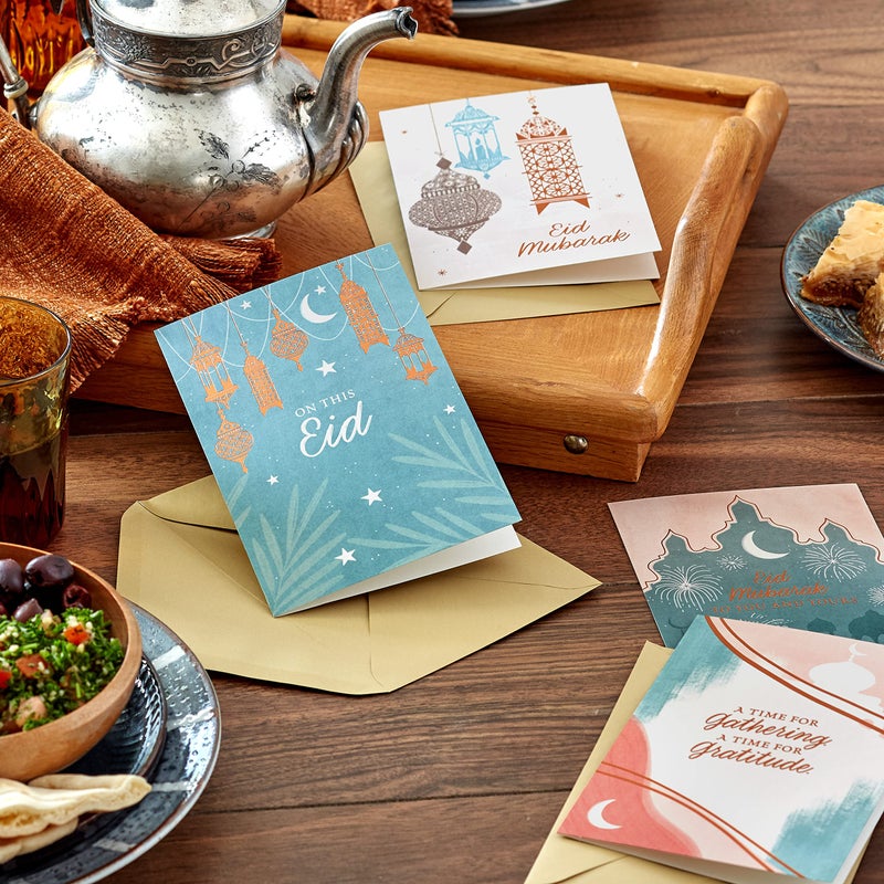 Hallmark Eid al-Fitr or Eid Al-Adha Cards Assortment (16 Cards with Envelopes) - Image 2