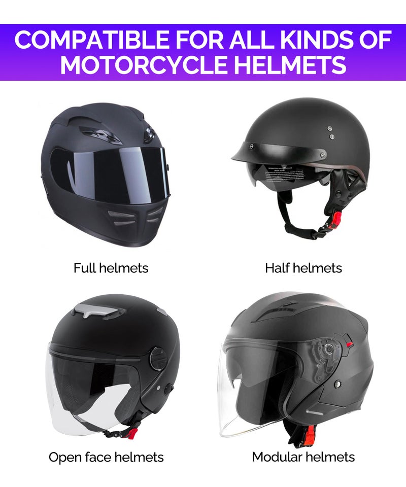 RACOONA Helmet Button Buckle,Motorcycle Helmet Quick Release Buckle Strap Locks,Car Accessories otorcycle Helmet Speed Clip Quick Release Chin Strap Button,Bike Helmet Clip Buckle,Fits for Any Helmet - Image 4