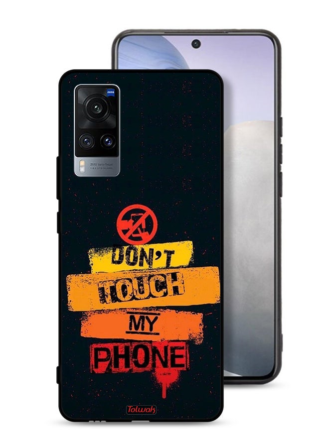 Tolwak Vivo X60 Protective Case Cover Do Not Touch My Phone - Image 1