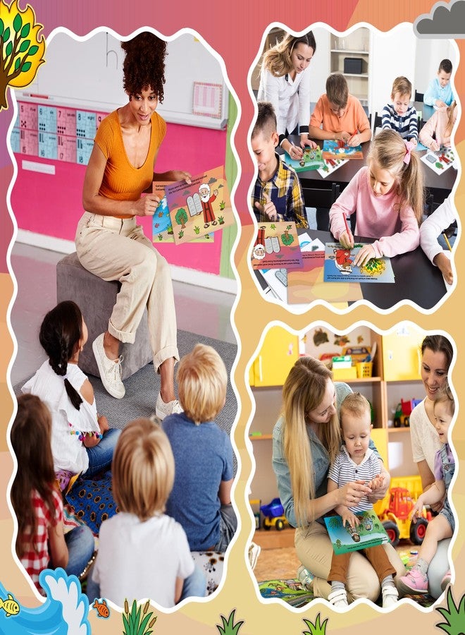 Marspark 48 Pcs Stories of Moses Mini Mas Stationery Stickers Make a Scene Bible Stickers DIY Bible School Crafts for Sunday School Kindergarten Preschool Storytelling Interactive Teaching Activities - Image 4