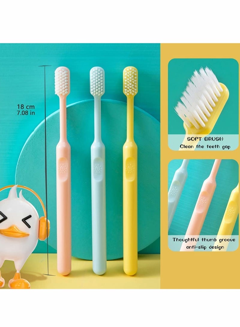 Toothbrushes Set, 6 Pcs Soft Manual Toothbrushes - Image 5