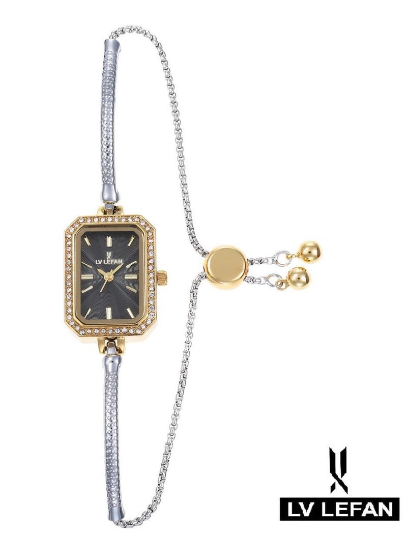 ساعه نسائيه من لف ليفان جديده وجذابه