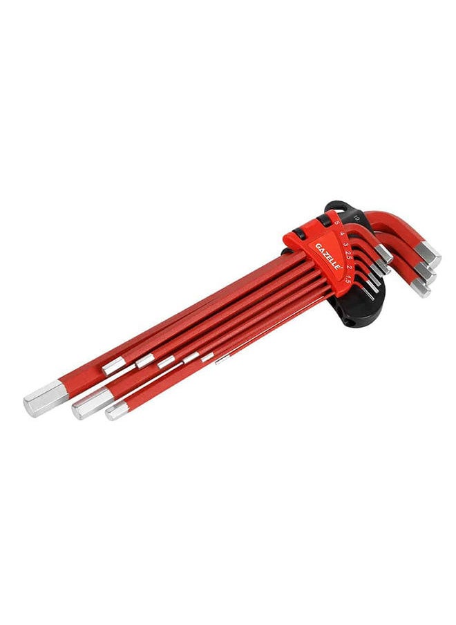 Gazelle - Long Arm Metric Hex Key Set, 9-Pieces - Image 1