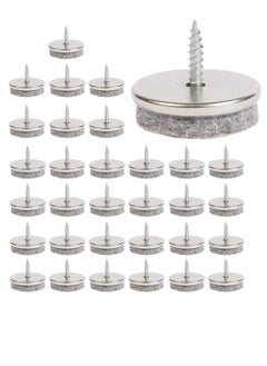 KASTWAVE Furniture Felt Pads Furniture Pads With Easy Screw Installation Are Ideal Floor Protector Pads  - Image 1