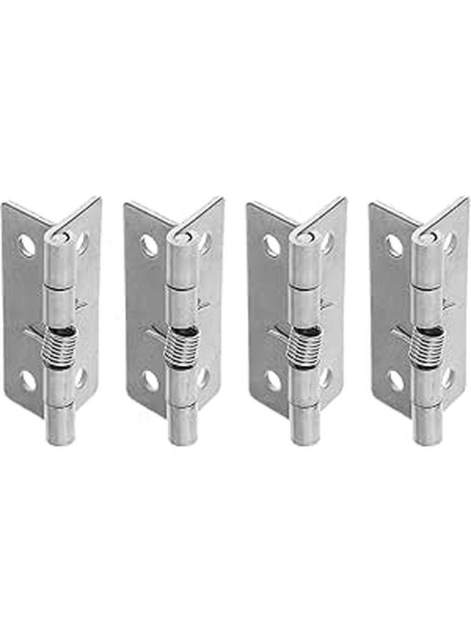 4Pcs 304 Stainless Steel Self Closing Door Spring Hinges Automatic Interior Door Hardware - Image 1