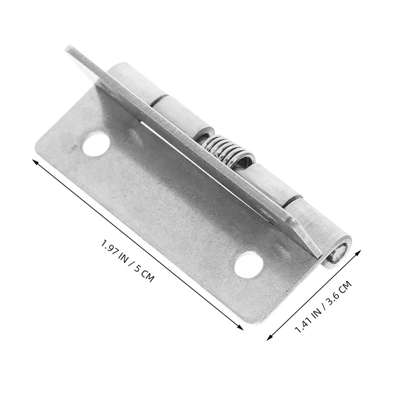 4Pcs 304 Stainless Steel Self Closing Door Spring Hinges Automatic Interior Door Hardware - Image 3