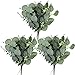 MTLEE 40 Pieces Artificial Eucalyptus Leaves Stems Greenery Fake Silver Dollar Eucalyptus Stems Faux Eucalyptus Plant - Image 2