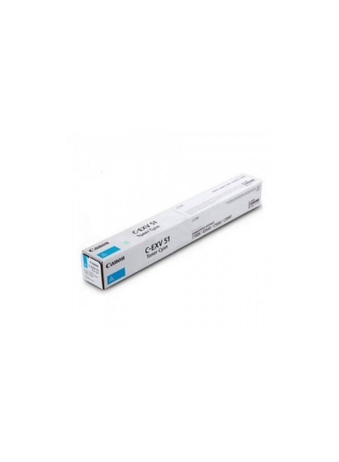 CANON C-EXV 51 CYAN TONER CARTRIDGE BLUE - Image 3