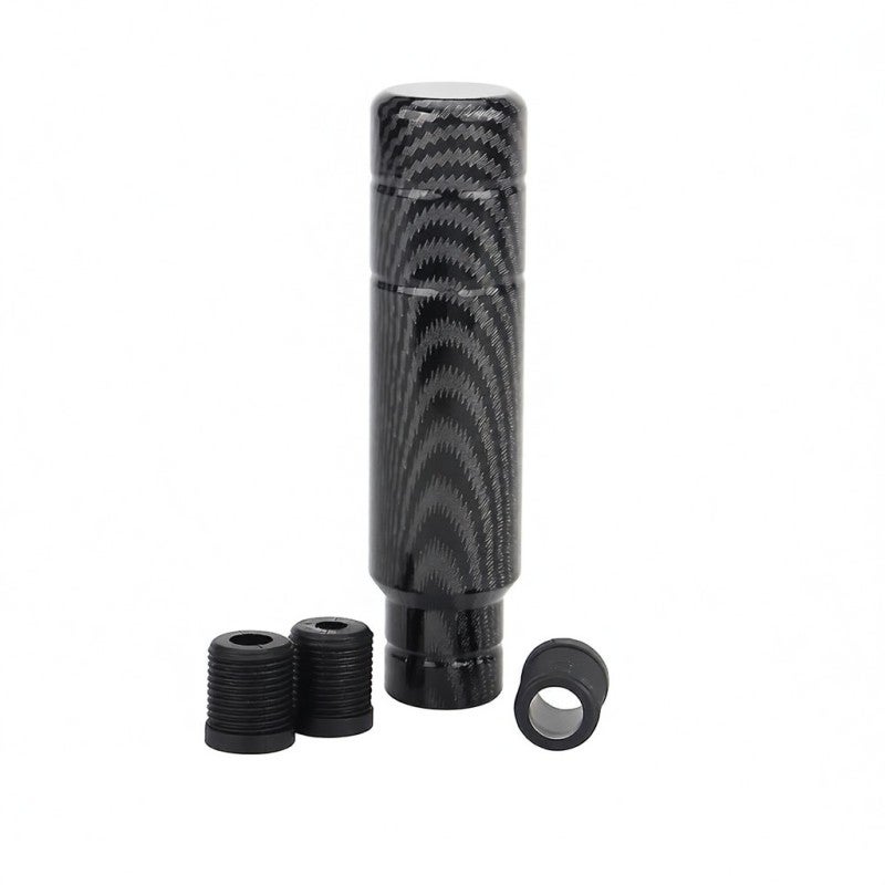 Gear Shift Knob: Black Aluminum Material - Direct Replacement No Modification Needed Universal Fit for Most Vehicles With 3 Adapters for Automatic or Manual Transmission - Image 3