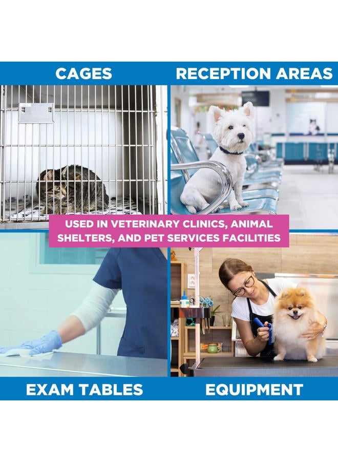 RESCUE One-Step Disinfectant Cleaner & Deodorizer Wipes for Vet Use – Cleaner for Kennels, Litter Boxes, Vet Offices, Pet Grooming Surfaces, Pet Items – Wipes Canister, 160-Count (Pack of 1) - Image 1