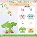 SilTriangle 4 Set 7 Inch Mini Desk Goose Knitted Outfits Cute Magnetic Goose Key Holder Multiple Colors Clothes for Home Office Magnetic Duck Statue Table Desk Key Holder Decor GiftsFresh - Image 4