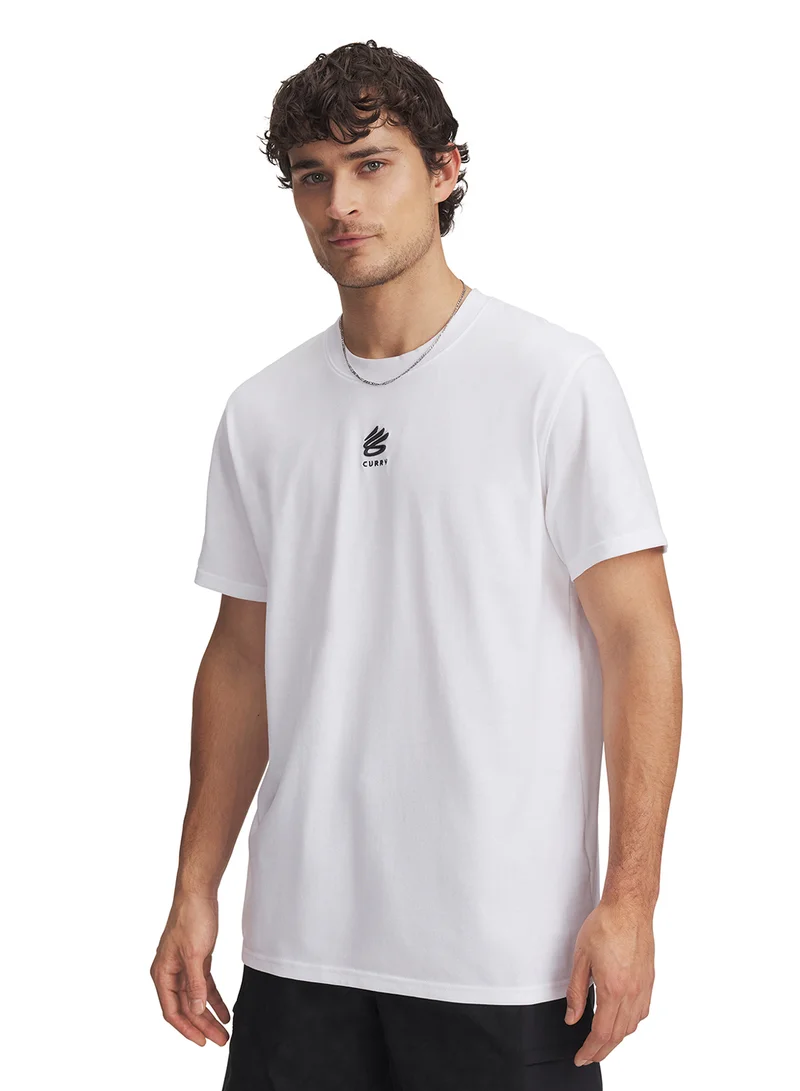 اندر ارمور Curry Logo T-Shirt