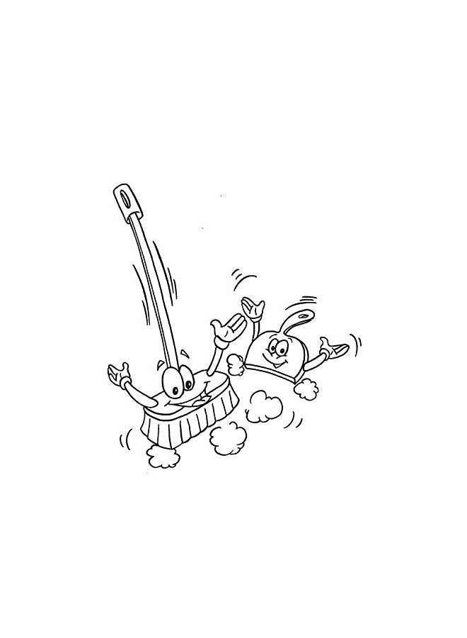 وي هابي جامبو الكرتون تلوين الكتاب 1 ، رسومات مضحكة ومجنونة للأطفال 3+ العمر - Image 2