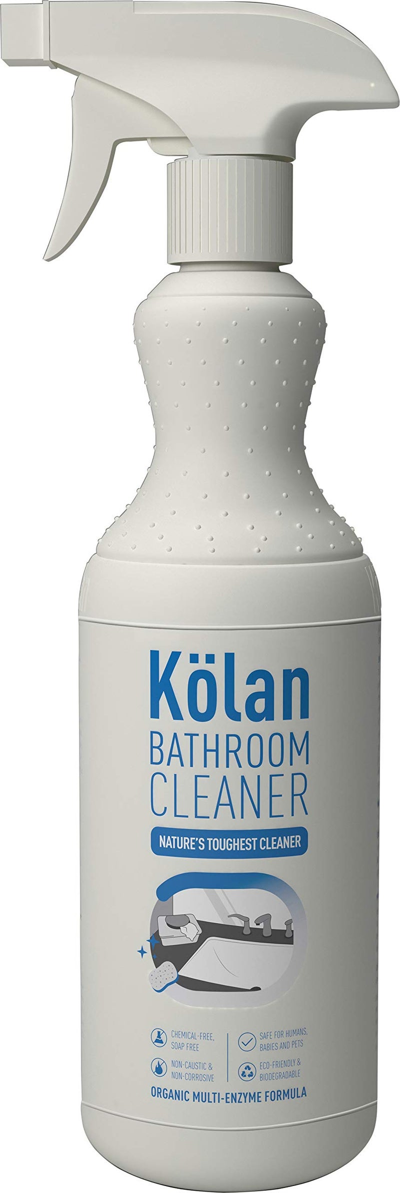 Kolan Bathroom Cleaner 700ml | Organic Multi Enzyme Formula | Eco-Friendly and Biodegradable | No Bleach, Chemical Free | For Bathtubs, Shower Areas, Tiles, Floors, Sinks and Grouts - Image 1