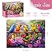 DAGIRT 300 Piece Puzzles for Adult Colorful Parrots Jigsaw Puzzle 300 Pieces for Adults Kids Seniors Beautiful Challenging Garden House Adults Puzzle for Family and Friends Party Gifts 20515 in - Image 4