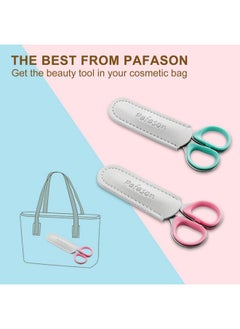 Pafason PAFASON Stainless Steel Curved and Straight Nail Cuticle Manicure Scissor Set Multi-Purpose Pedicure Beauty Grooming Tool for Nail, Dry Skin  - Image 2