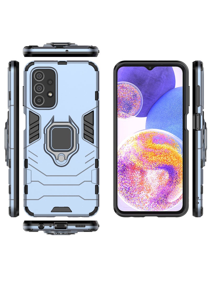 GOLDEN MASK - GOLDEN MASK Compatible With Samsung Galaxy A23 Black Panther Back Cover (Blue) - Image 1