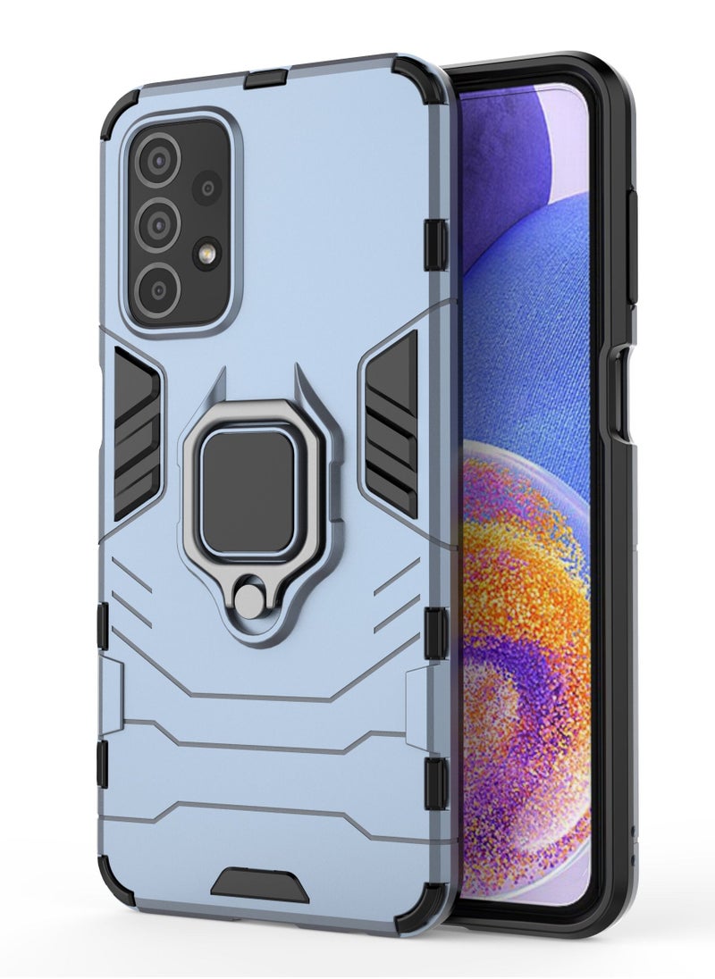 GOLDEN MASK - GOLDEN MASK Compatible With Samsung Galaxy A23 Black Panther Back Cover (Blue) - Image 1