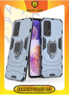 GOLDEN MASK Compatible With Samsung Galaxy A23 Black Panther Back Cover (Blue)