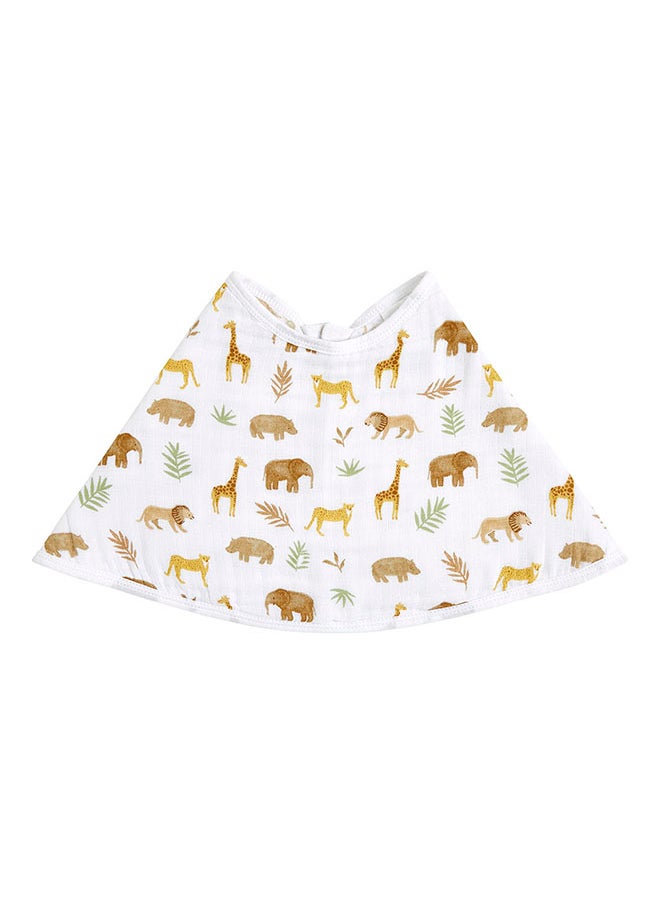 aden + anais - Pack Of 1 Essentials Cotton Baby Burpy Bib - Tanzania - Image 1