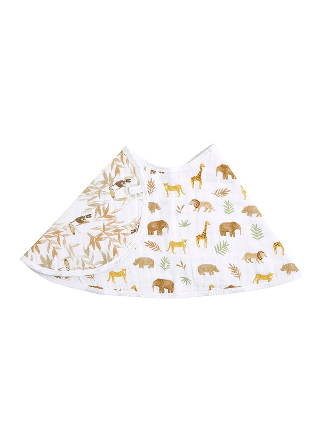 aden + anais - Pack Of 1 Essentials Cotton Baby Burpy Bib - Tanzania - Image 1