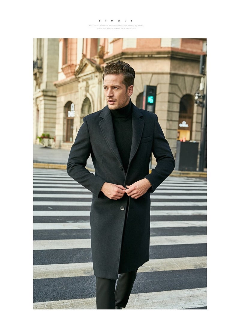 Gerenic - Squality Double Breasted Long Coat Men - Image 1
