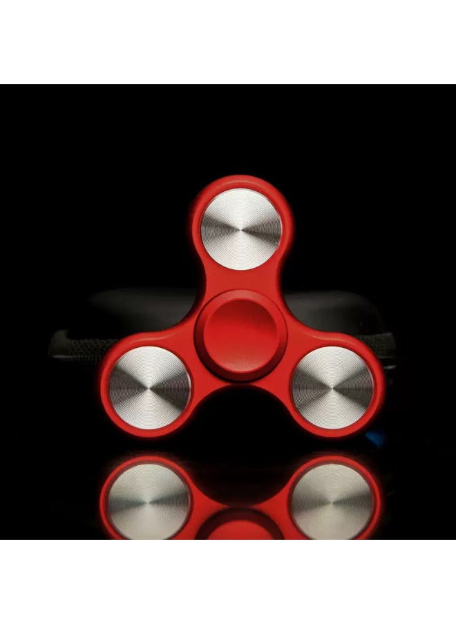 Generic Leaker Fingertip Gyro Triangle Three Leaf Triangle Metal Adult Toy Finger 6 Minutes High Speed-Color:Black  - Image 4