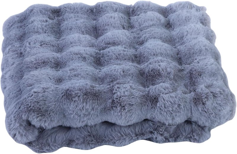 Asixxsix Wearable Heated Blanket, 3 Heating Levels Rapid Heating Faux Fur Electric Throw Blanket USB Powered with for Home Office Outdoors - Image 2