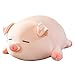 lannery Pig Stuffed Animal Hugging Pillow Soft Fat Pig Plush Toy Gifts for Kids Valentine Christmas Sleeping Eyes 157 - Image 4