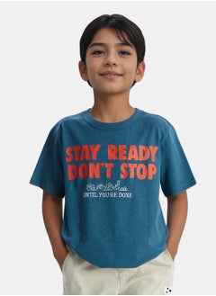 LC WAIKIKI Crew Neck Printed Short Sleeve Boy T-Shirt  - Image 1