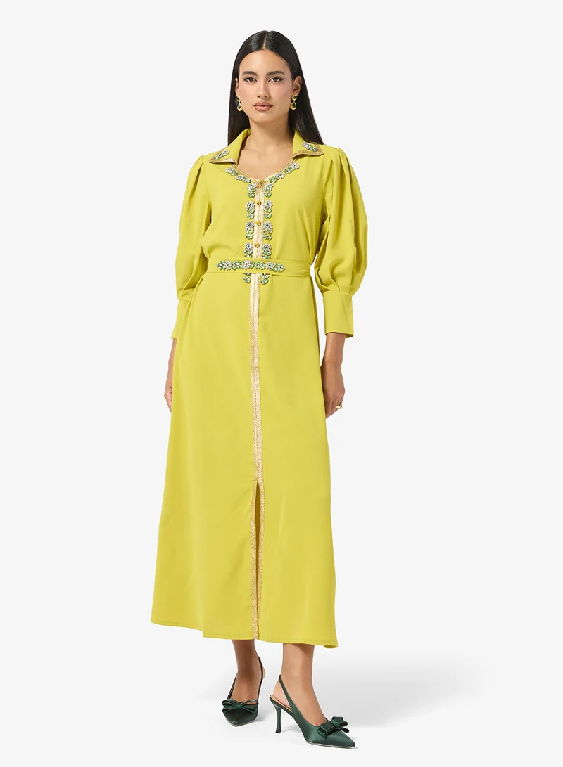 Khizana  Embellished A-line Dress for Women | Best Price UAE