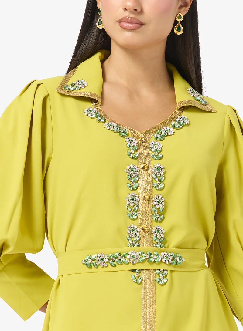 Khizana  Embellished A-line Dress for Women | Best Price UAE