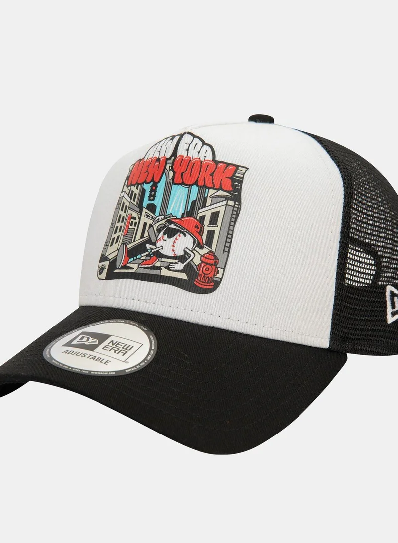 NEW ERA Men's New York Graphic Print Trucker Cap