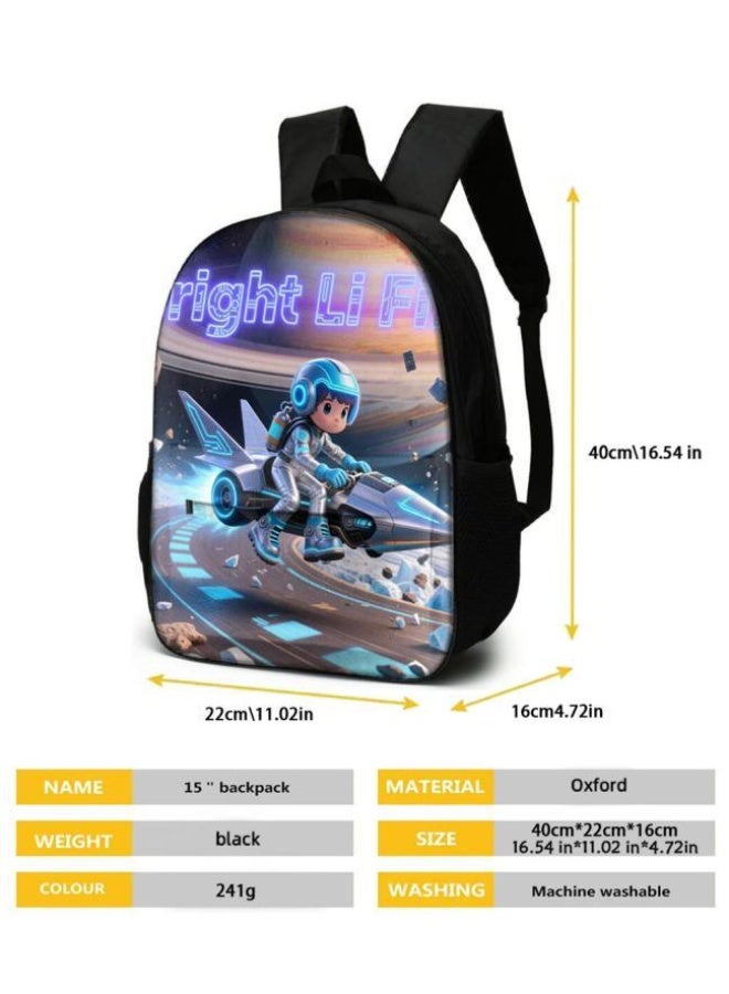واضح من النار مجموعة من ثلاث قطع من حقائب الرسوم المتحركة، تتعامل بسهولة مع المناسبات المختلفة (الطلاب والأطفال ونزهات الأصدقاء وتسلق الجبال والدراسة وما إلى ذلك) | حقيبة ظهر + حقيبة محمولة باليد + حقيبة قرطاسية | هدايا الموسم المدرسي / العطلات - 111 - Image 5