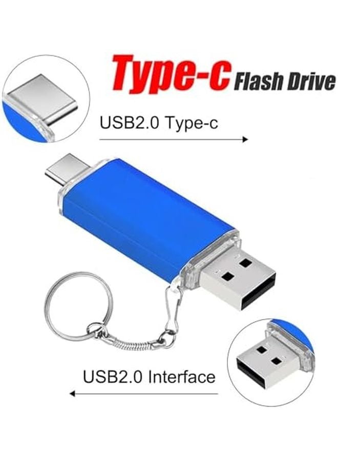32GB Yellow USB C Flash Drive 2 in 1 OTG Pendrive for Smartphones - Image 5