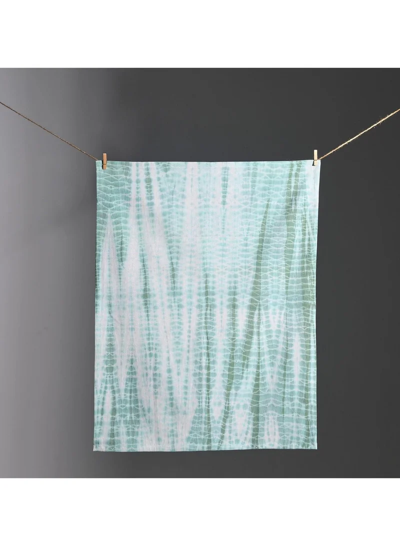 Folkulture Folkulture Kitchen Towels or Dish Towels for Drying Dishes, 20x26 Inches Decorative Tea Towels with Hanging Loop or Hand Towels for Farmhouse, 100% Cotton Flour Sack Towels, Set of 3, Indie Sage