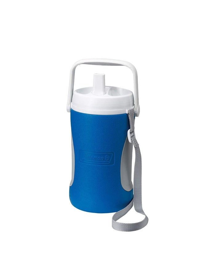 كولمان صندوق تبريد مكون من ثلاث قطع مصنوع من مواد عالية الجودة وخالي من مادة البيسفينول-أ باللونين الأزرق والأبيض وبسعة 46 لتر - Image 4