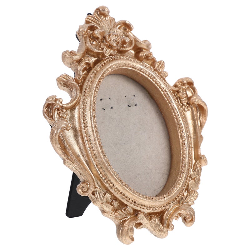 Small Resin Photo Frame Small Picture Frame Photography Prop Dual Use Vintage Style Picture Display Holder Decoration - Image 1