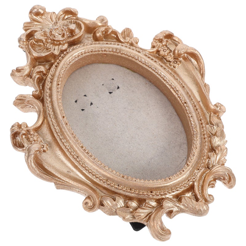 Small Resin Photo Frame Small Picture Frame Photography Prop Dual Use Vintage Style Picture Display Holder Decoration - Image 4