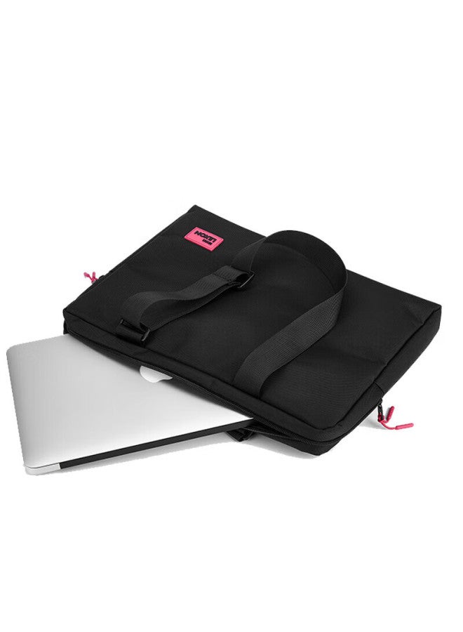 Lexon Shoulder Bag For Women, Handheld Laptop Bag 13.3-Inch Inner Pocket, Fashionable Crossbody Bag, Lightweight Business Briefcase, Black - Image 5