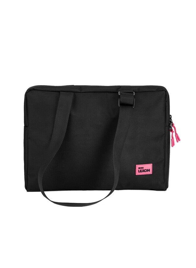 Lexon Shoulder Bag For Women, Handheld Laptop Bag 13.3-Inch Inner Pocket, Fashionable Crossbody Bag, Lightweight Business Briefcase, Black - Image 1