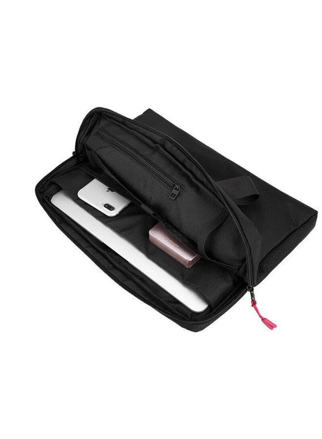 Lexon Shoulder Bag For Women, Handheld Laptop Bag 13.3-Inch Inner Pocket, Fashionable Crossbody Bag, Lightweight Business Briefcase, Black - Image 4